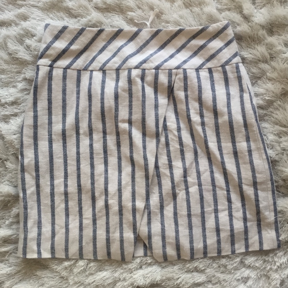 Jcrew stripped skirt